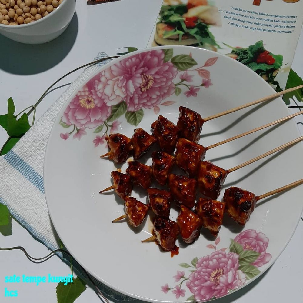 13 Resep sate tempe berbagai bumbu, lezat, ekonomis, dan gampang dibuat