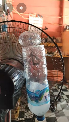 Modal Rp0, begini cara mengubah kipas angin jadi sedingin AC cuma pakai 1 sampah dapur