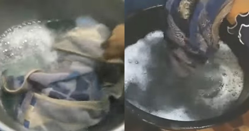 Bukan disikat detergen, ini trik cuci handuk kusam agar bersih dan cerah lagi ditambah 1 bahan dapur
