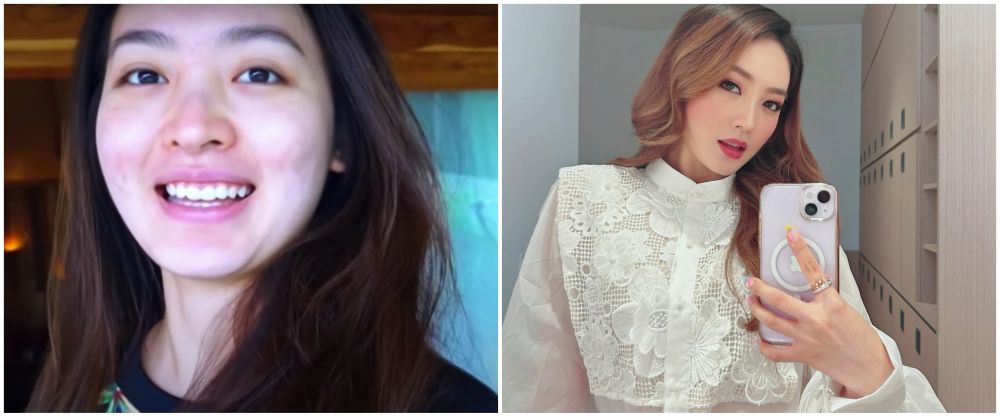 natasha wilona pakai dan tanpa makeup © berbagai sumber