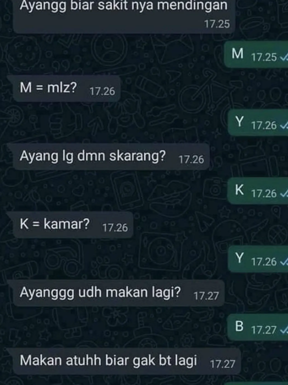 Chat lucu singkatan sama gebetan dari berbagai sumber