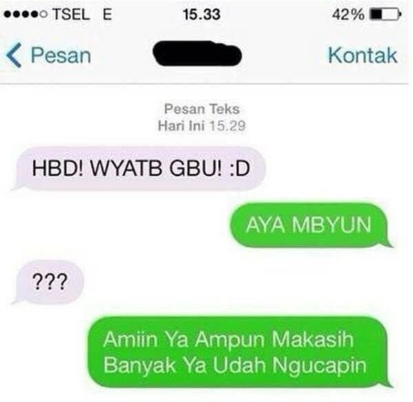 Chat lucu singkatan sama gebetan dari berbagai sumber