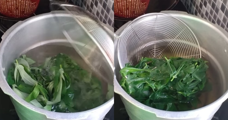 Trik merebus daun singkong untuk urap supaya warna hijaunya tak luntur dan menghitam