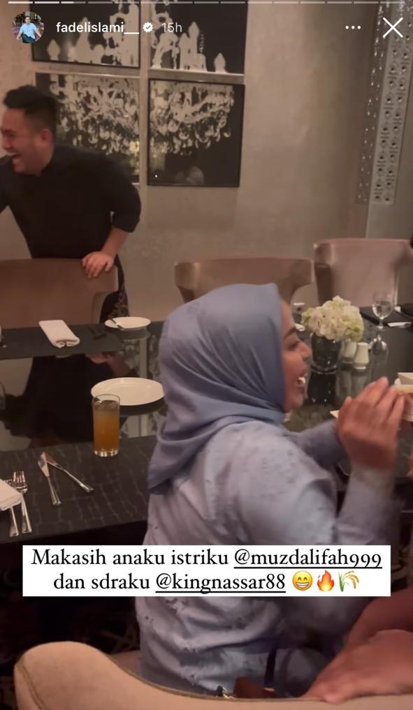 akur dengan keluarga mantan istri, nassar beri kejutan ultah fadel © berbagai sumber akur dengan keluarga mantan istri, nassar beri kejutan ultah fadel © berbagai sumber