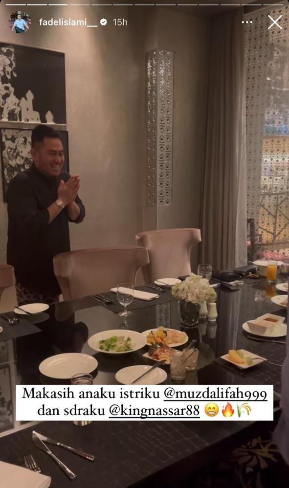 akur dengan keluarga mantan istri, nassar beri kejutan ultah fadel © berbagai sumber akur dengan keluarga mantan istri, nassar beri kejutan ultah fadel © berbagai sumber