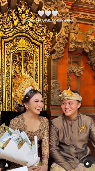 Momen Mahalini gelar prosesi Mepamit © Instagram Momen Mahalini gelar prosesi Mepamit © Instagram