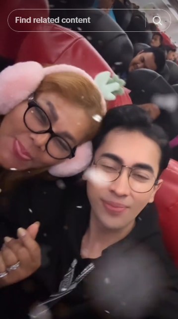 momen bucin Eva Manurung dengan Egi Fazri © berbagai sumber