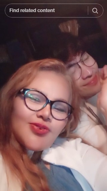 momen bucin Eva Manurung dengan Egi Fazri © berbagai sumber