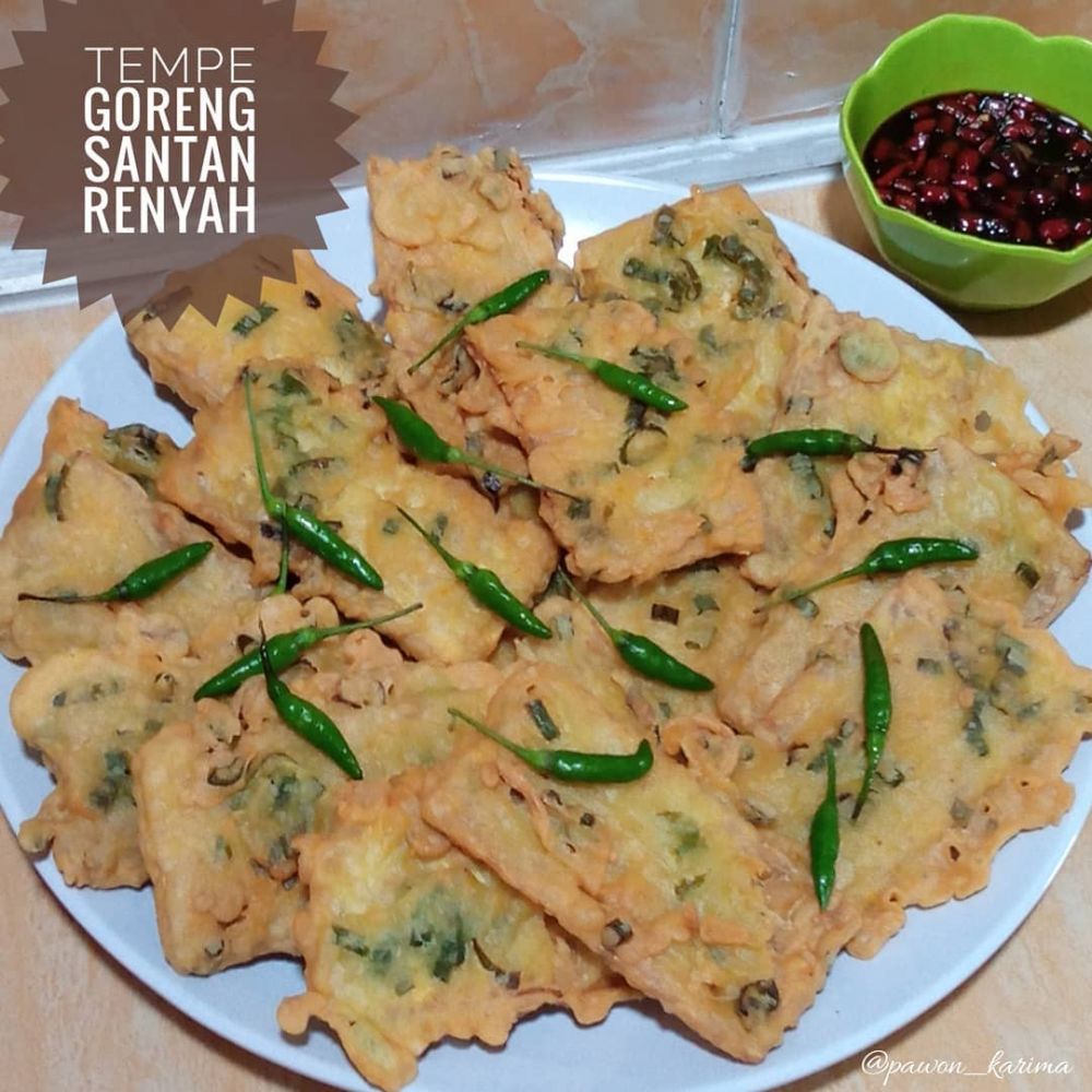 13 Resep tempe goreng tepung untuk jualan, gurih, renyah, ekonomis, dan gampang dibuat