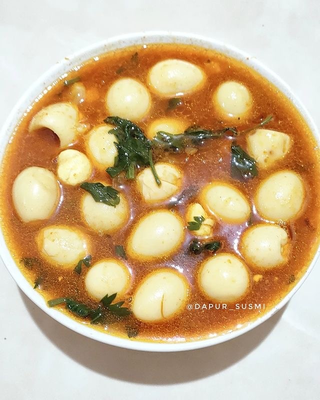 11 Resep telur puyuh kuah tanpa santan, enak, praktis, dan bikin nagih