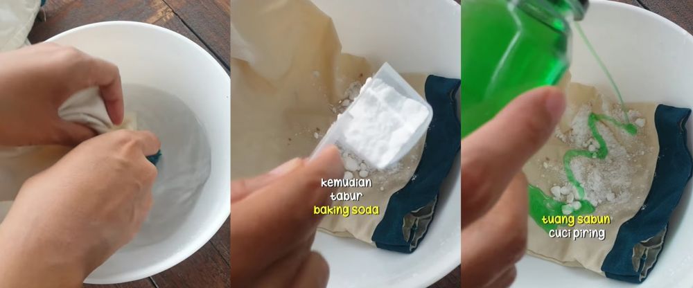 Tanpa digosok sitrun, begini trik hilangkan noda darah di baju cuma pakai 2 bahan dapur