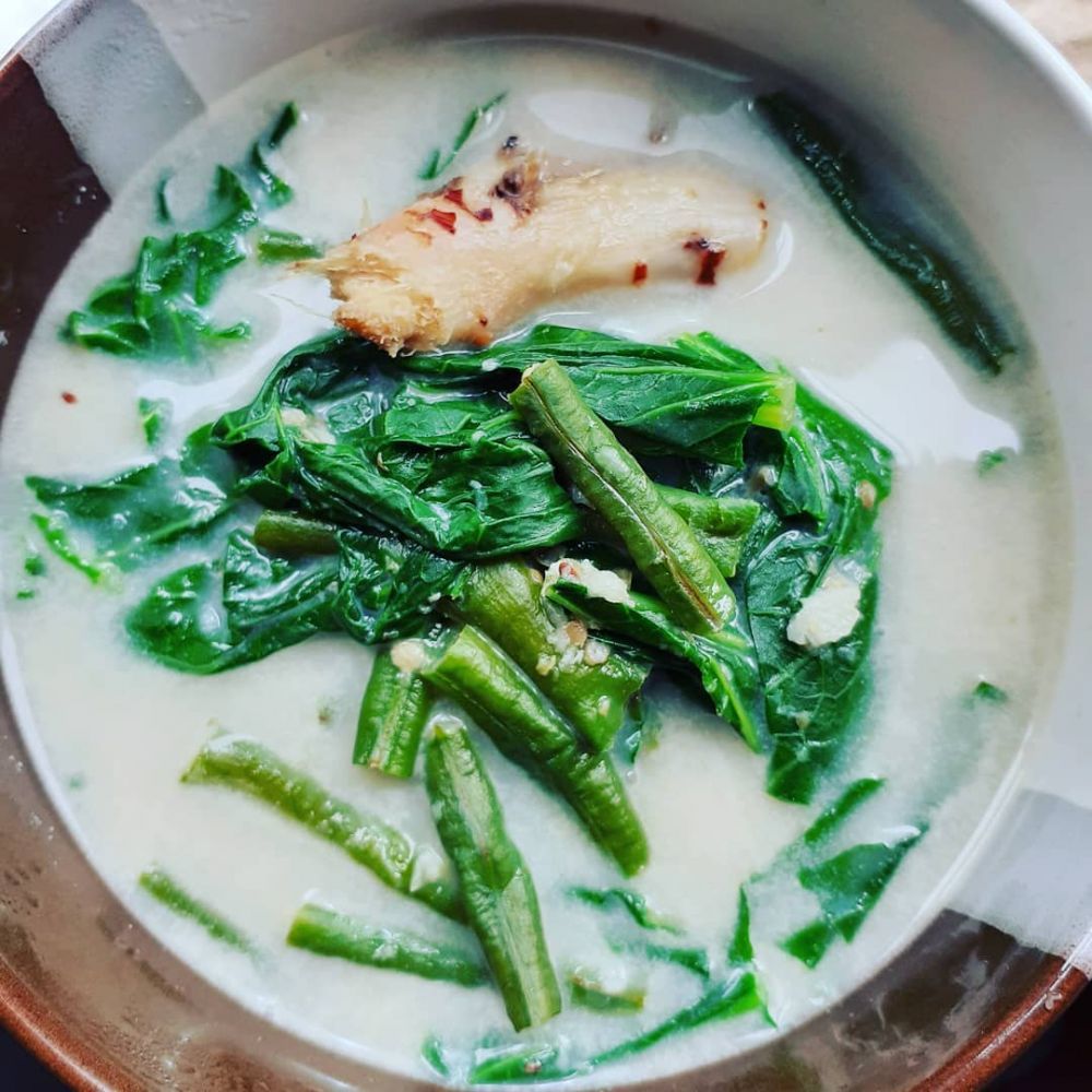 13 Resep sayur sawi hijau santan khas rumahan, gurih, nikmat, dan sederhana