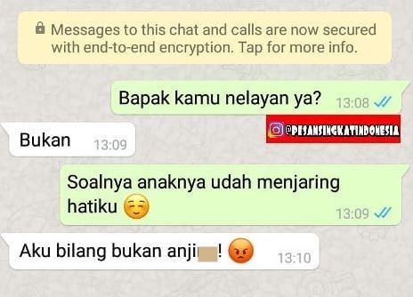 chat lucu gebetan nggak peka saat digombalin Berbagai sumber