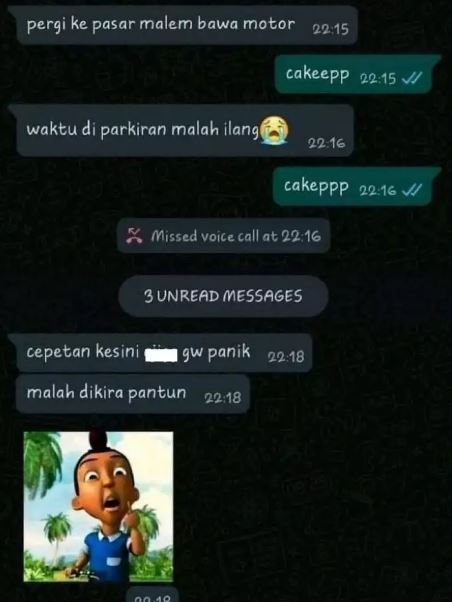 chat lucu gebetan nggak peka saat digombalin Berbagai sumber