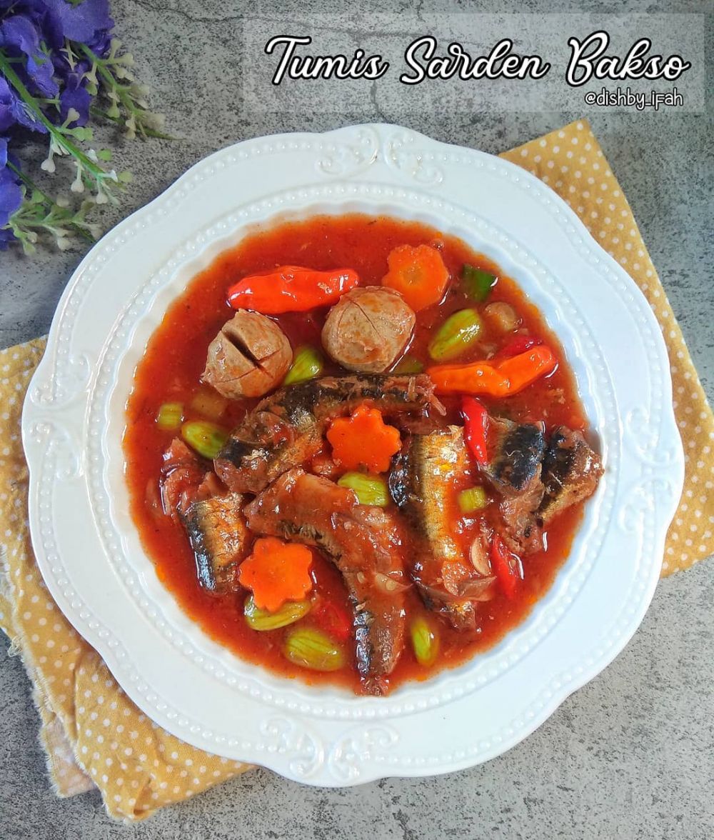 13 Resep kreasi tumis sarden lezat, praktis, dan cepat dibuat