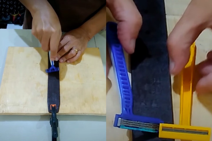Tak perlu beli baru, ini trik agar pisau cukur tumpul jadi tajam lagi cuma pakai 1 bahan dapur