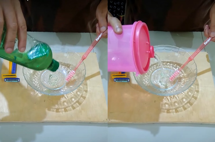 Tak perlu beli baru, ini trik agar pisau cukur tumpul jadi tajam lagi cuma pakai 1 bahan dapur