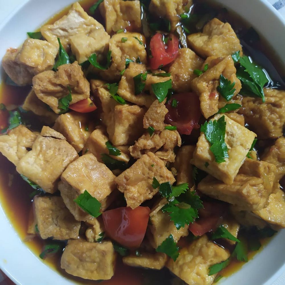 13 Resep tahu kuah kecap ala rumahan, simpel, enak, dan ekonomis