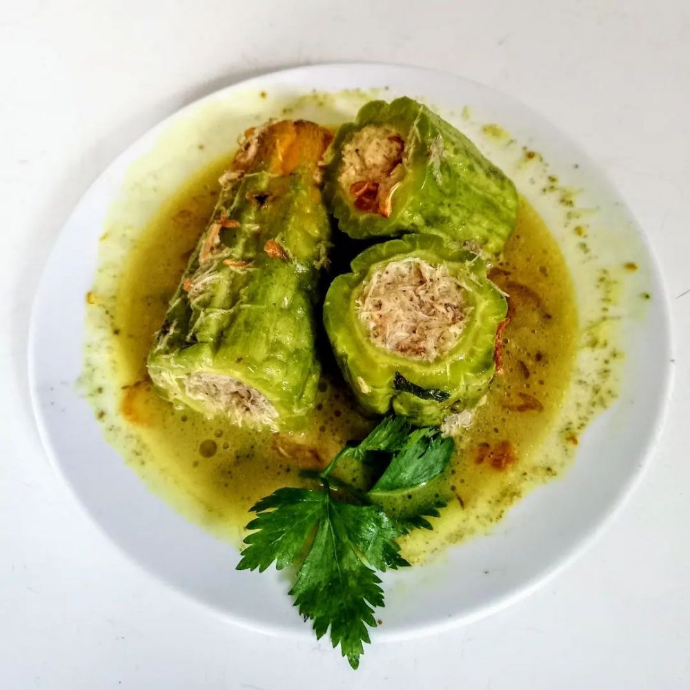 11 Resep olahan pare berkuah segar, praktis, enak, dan tak pahit