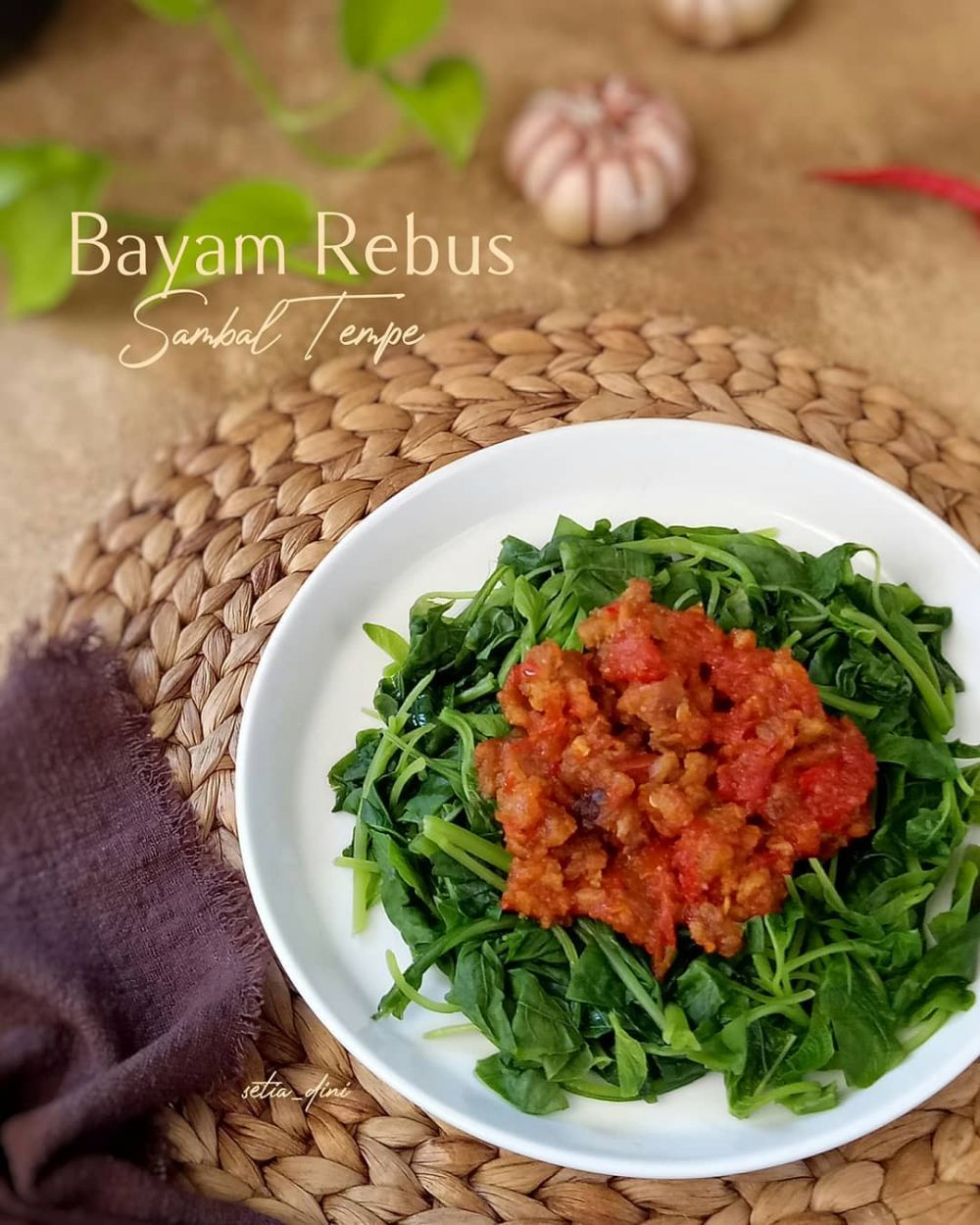 11 Resep bayam pedas paling praktis, enak, sedap, dan bikin nambah nasi