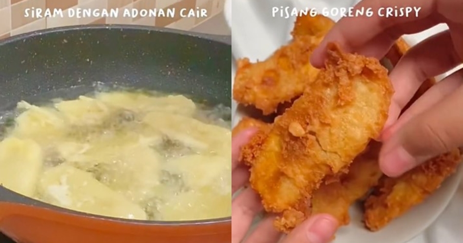 Tak diberi baking powder, ini trik agar pisang goreng keriting dan awet renyah ditambah 1 bahan dapur