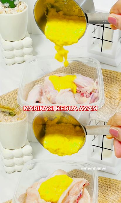 Tanpa diungkep, ibu muda ini punya trik goreng ayam agar hasilnya lembut pakai tambahan 1 bahan dapur