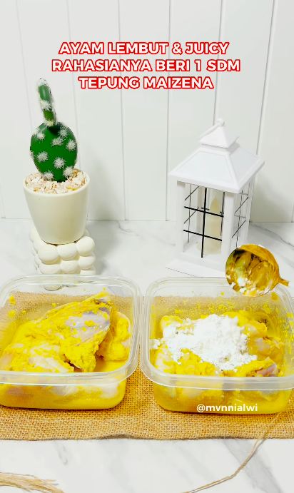 Tanpa diungkep, ibu muda ini punya trik goreng ayam agar hasilnya lembut pakai tambahan 1 bahan dapur