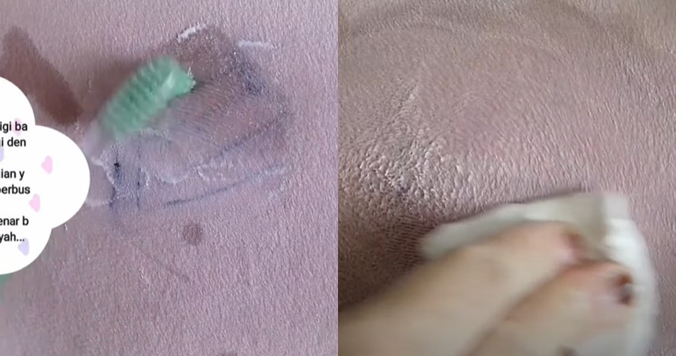 Tak perlu gunakan alkohol, ini trik hilangkan noda tinta di kursi pakai tambahan 1 bahan dapur
