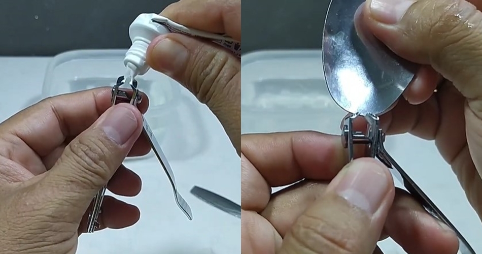 Tak perlu beli baru, ini trik menajamkan gunting kuku lama yang sudah tumpul cuma pakai 1 alat dapur