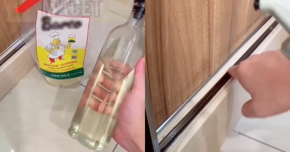 Tak perlu digosok sabun batang, trik atasi pintu geser macet biar lancar lagi ini pakai 1 bahan dapur