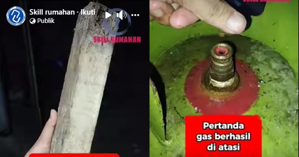 Bukan diselipi karet gelang, ini cara hentikan tabung gas elpiji bocor pakai 1 alat sederhana