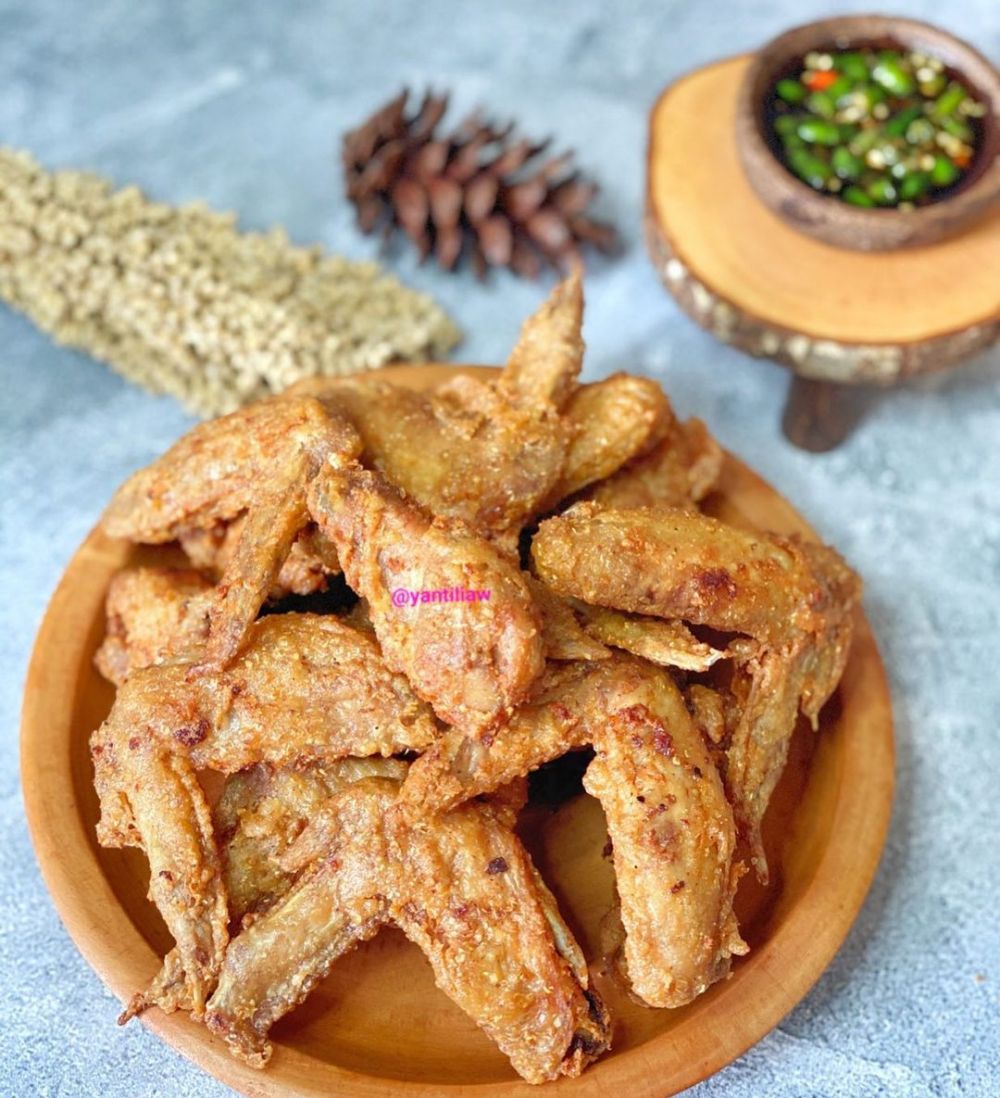 13 Resep sayap ayam krispi berbagai bumbu, lezat, ekonomis, dan cocok buat ide jualan