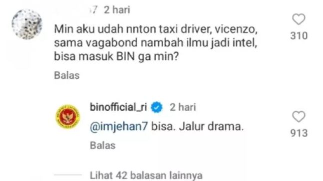 Jawaban kocak admin Instagram BIN Berbagai sumber Jawaban kocak admin Instagram BIN Berbagai sumber