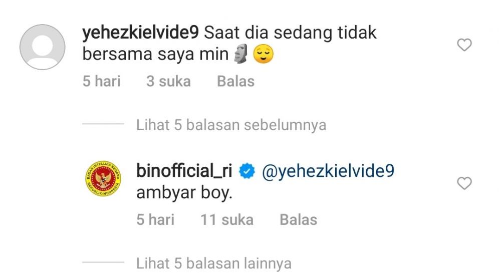 Jawaban kocak admin Instagram BIN Berbagai sumber Jawaban kocak admin Instagram BIN Berbagai sumber