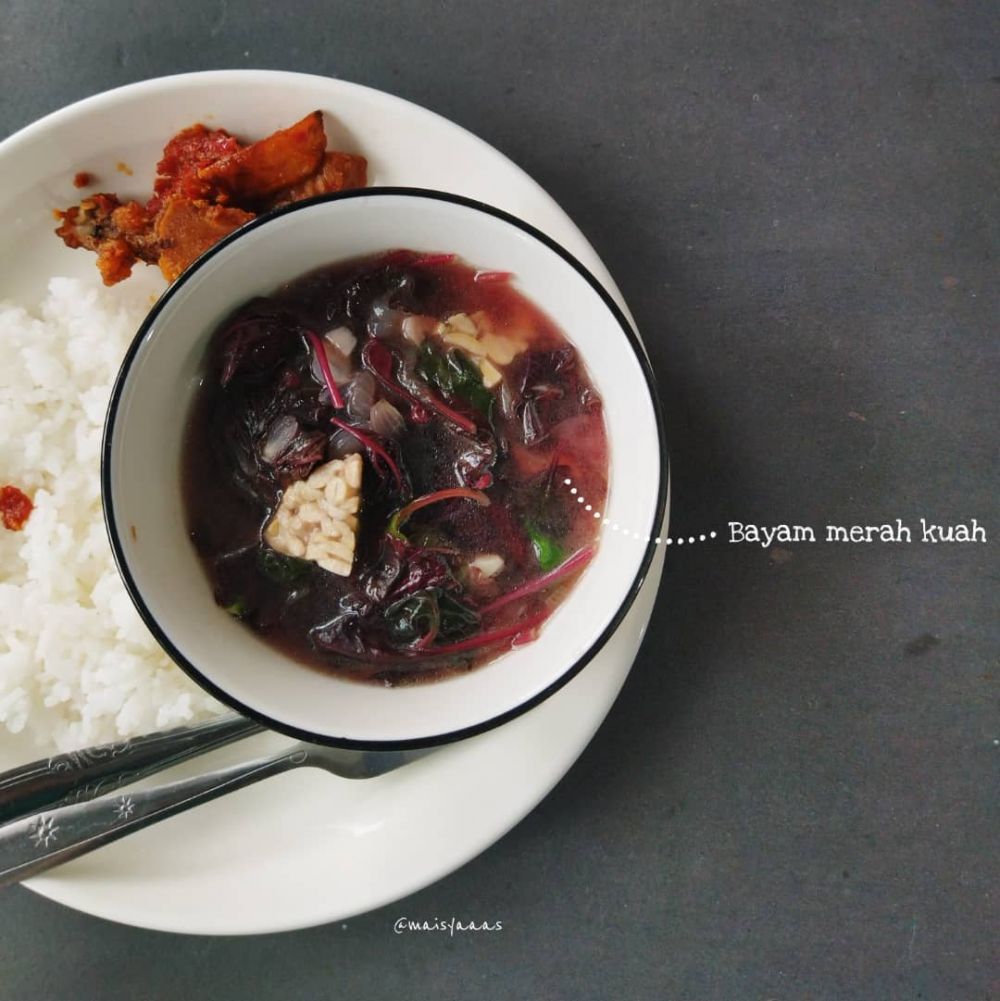 11 Resep olahan bayam merah, lezat, bergizi, dan menggugah selera