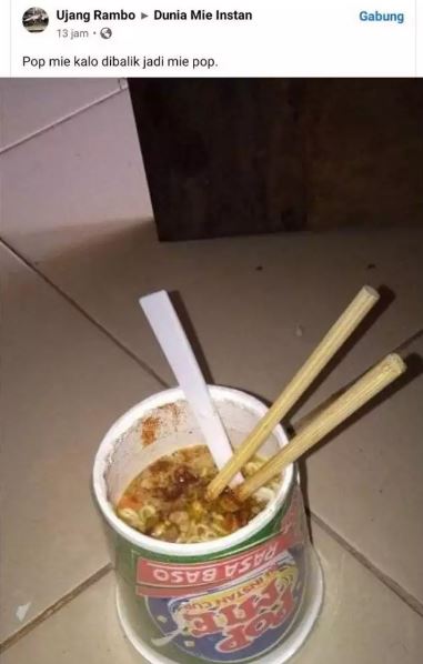 Kelakuan kocak pas lagi makan Berbagai sumber