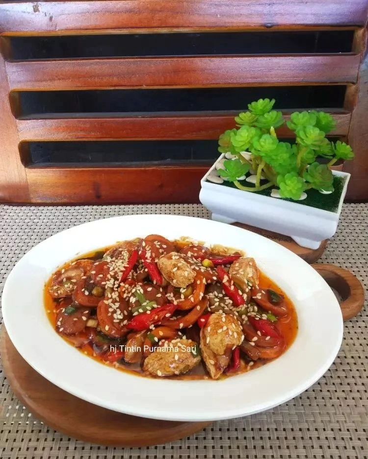 13 Resep olahan sosis dan bakso aneka bumbu, praktis dibuat dan cocok buat lauk makan