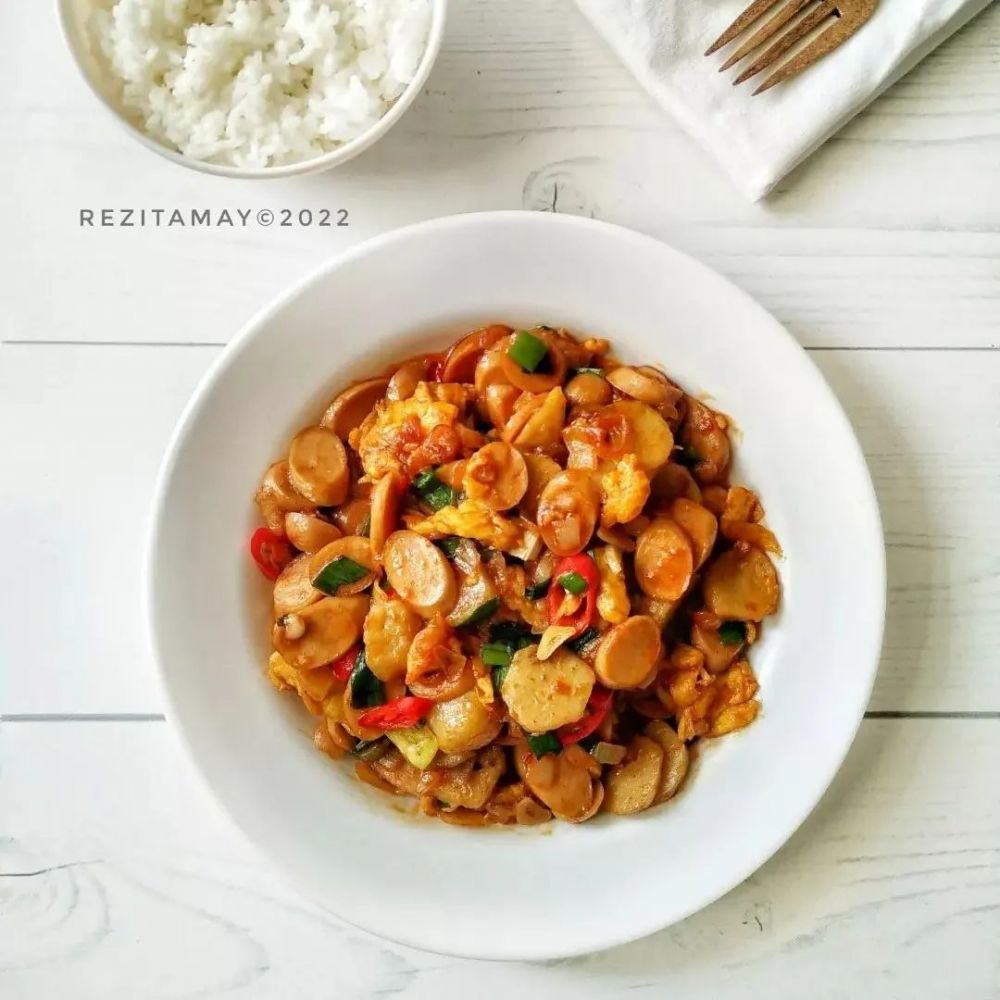 13 Resep olahan sosis dan bakso aneka bumbu, praktis dibuat dan cocok buat lauk makan