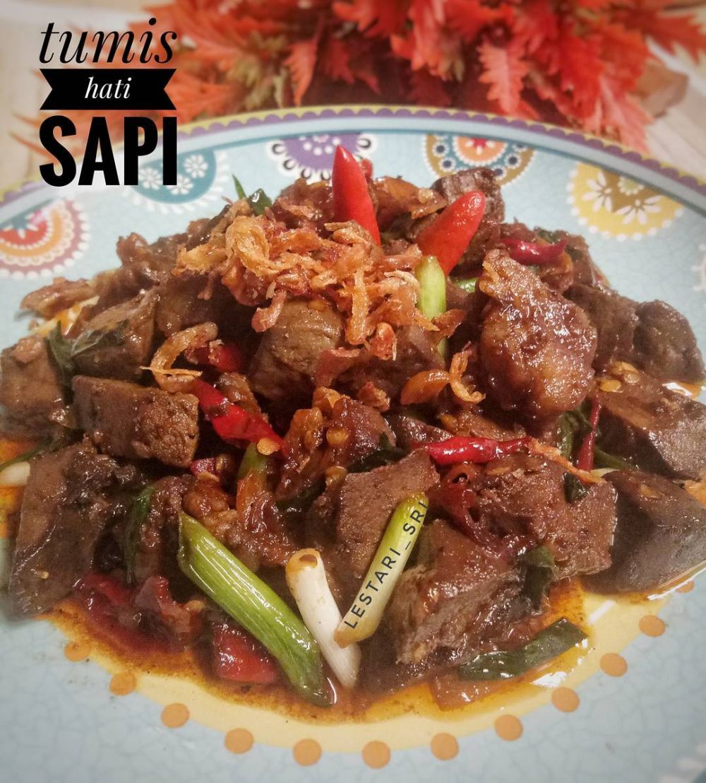 11 Resep tumis hati sapi berbagai bumbu, lezat, bergizi, dan menggugah selera