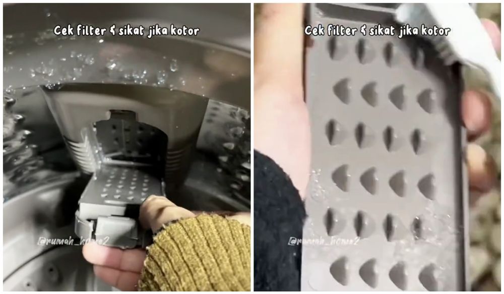 Tak perlu dibongkar, cara wanita bersihkan mesin cuci ini ampuh jadi kinclong tambah 1 bahan dapur