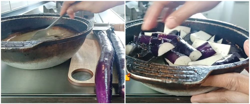Bukan direndam cuka, ini trik memasak terong ungu agar cerah tak kehitaman andalkan 1 bahan dapur