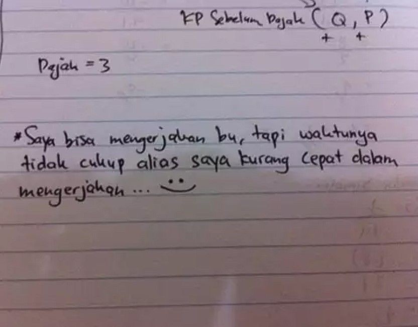 Potret lucu jawaban siswa pas ujian dari berbagai sumber