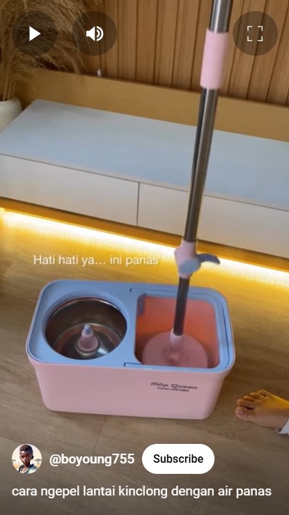 Tanpa cairan khusus, begini cara mengepel lantai licin berminyak agar wangi kesat pakai 2 bahan dapur