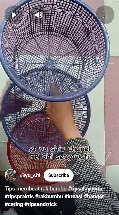 Tak perlu dipotong atau diukur dulu, ini cara bikin rak bumbu kokoh cuma pakai 2 alat sederhana