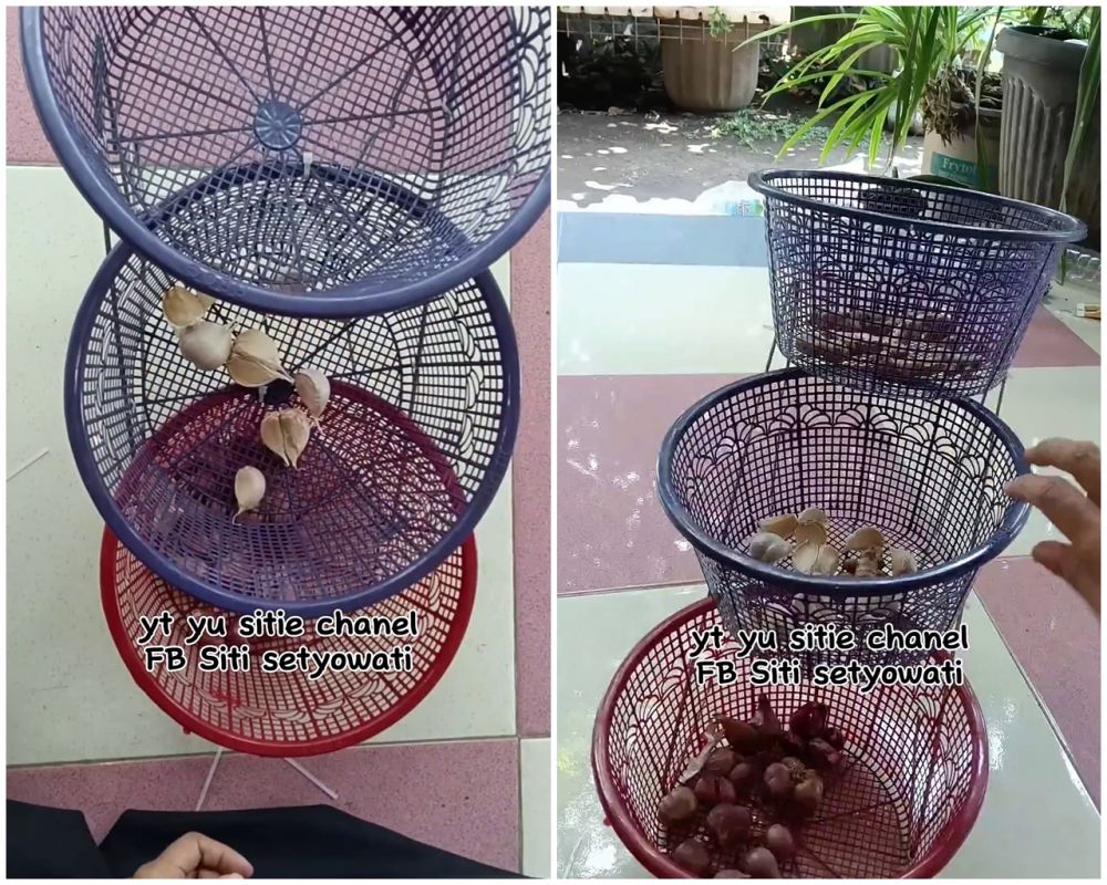 Tak perlu dipotong atau diukur dulu, ini cara bikin rak bumbu kokoh cuma pakai 2 alat sederhana