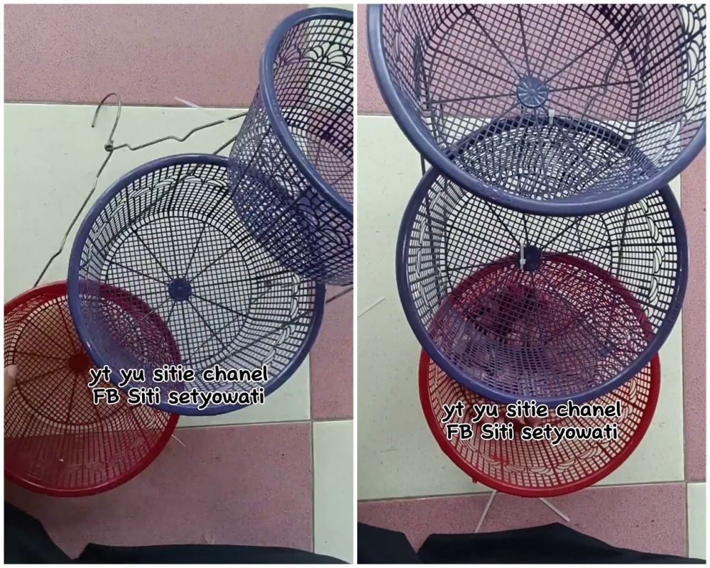 Tak perlu dipotong atau diukur dulu, ini cara bikin rak bumbu kokoh cuma pakai 2 alat sederhana
