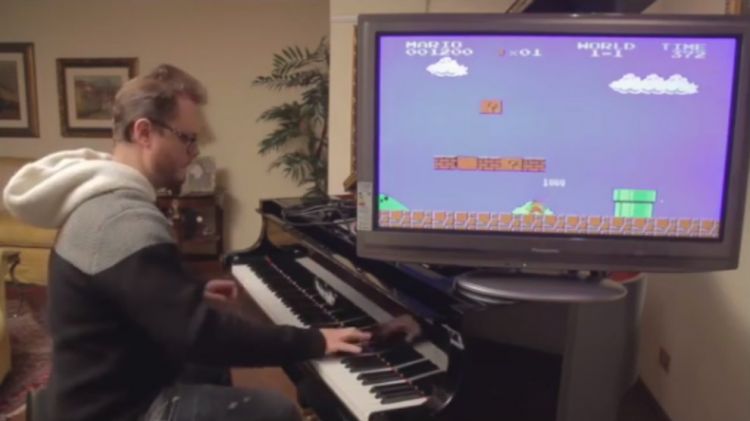 'Live Cover' Soundtrack Mario Bross Pakai Piano