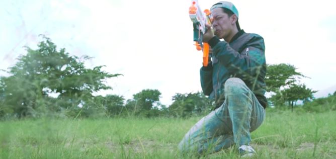 Bermain Tembak  Tembakan  NERF Bareng Bayu Skak