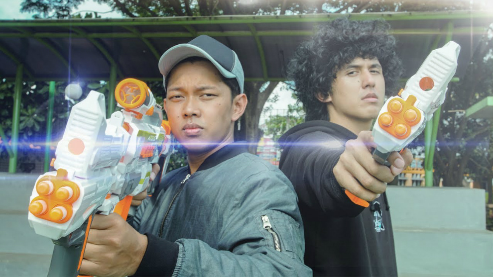 Bermain Tembak  Tembakan  NERF Bareng Bayu Skak