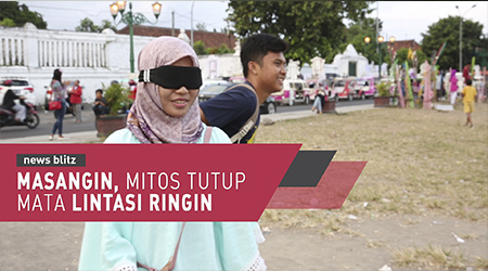 Masangin, mitos tutup mata lintasi ringin kembar